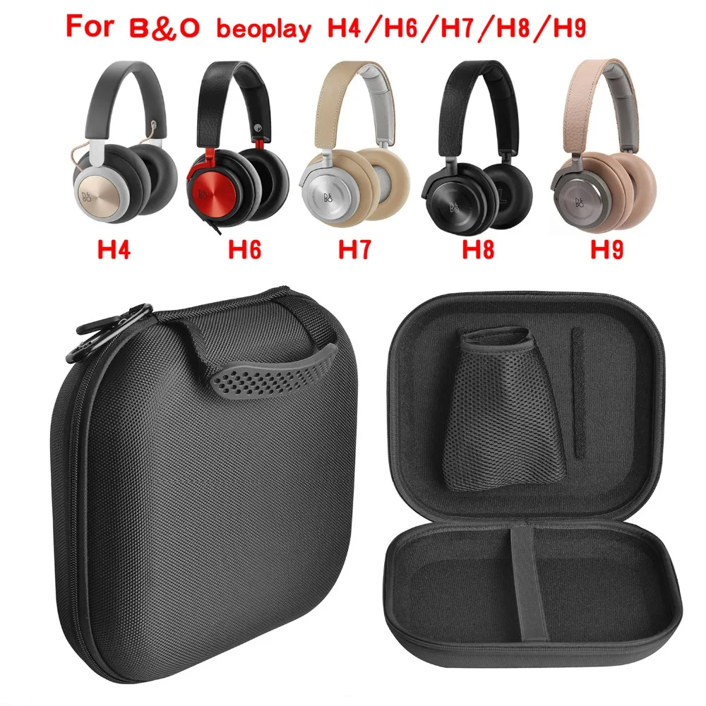 

2018 Newest Nylon Portable Headphone Carry Case for B&O BeoPlay H2 H4 H6 H7 H8 H9 Headphones Headset Earphone Cover Box Hard Bag