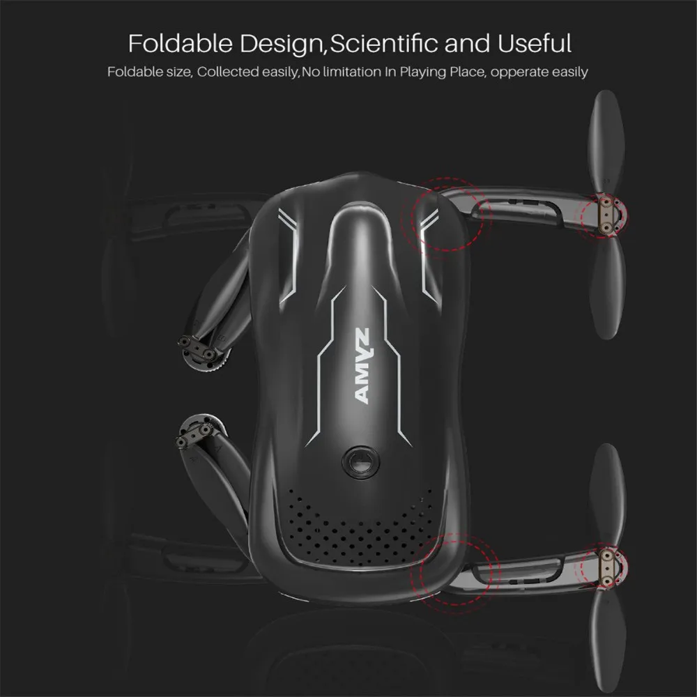 2.Syma Z1 RC mini Drone with Camera Altitude Hold Selfie Drone Follow me Mode WiFi FPV Quadcopter Drones RC Helicopter VS H62 E58