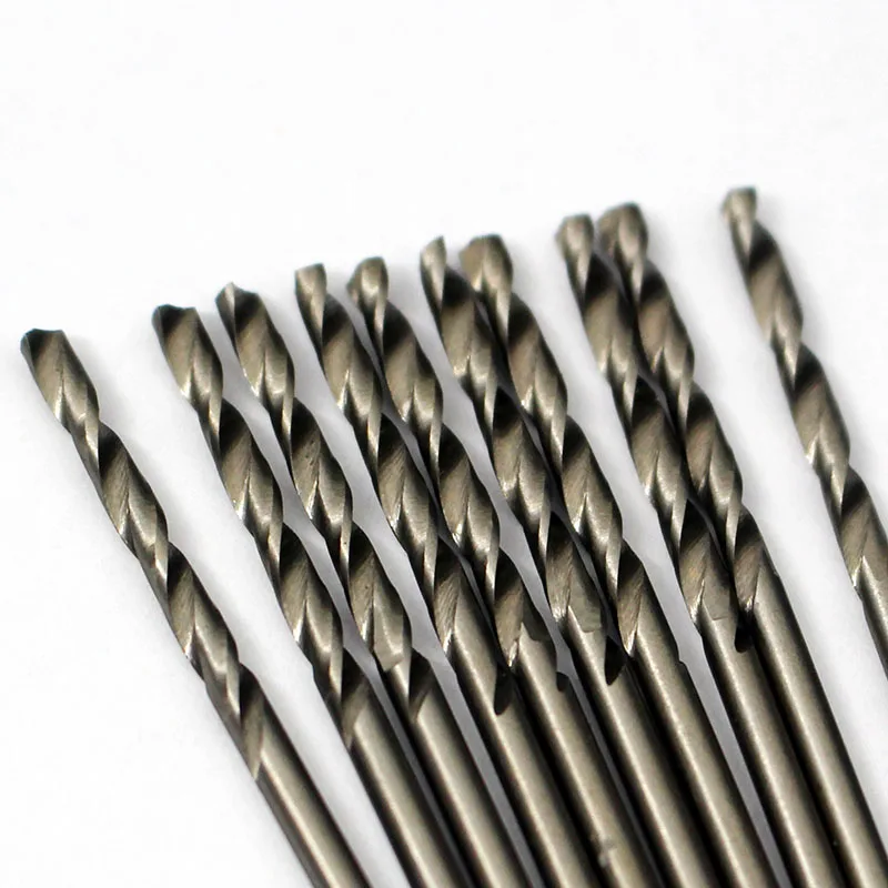 10PCS/set Steel Twist HSS Drill Bit Set 0.8mm-3mm Cobalt Straight Shank Electric Drill Bit Power Tools For Dremel Rotary Tool 10PCS/set Steel Twist HSS Drill Bit Set 0.8mm-3mm Cobalt Straight Shank Electric Drill Bit Power Tools For Dremel Rotary Tool