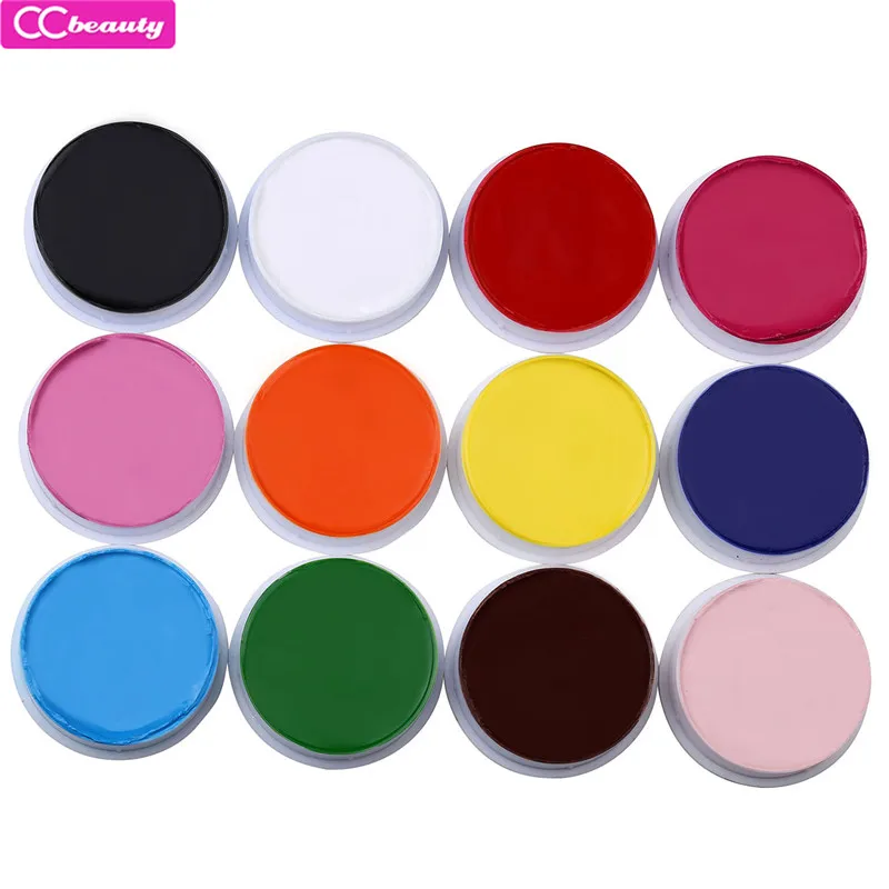 

CCbeauty 2018 High Quality 12 Colors Fancy Face Body Party Cosplay Painting Oil Art Stage Make Up Beauty Makeup Pigment