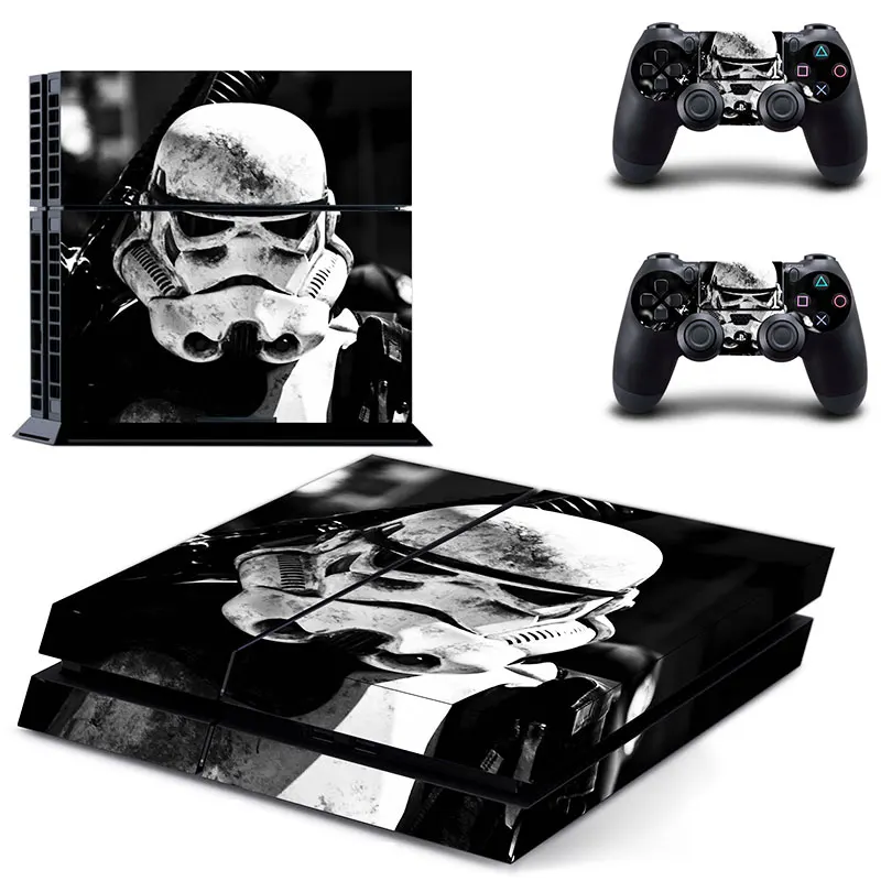 Star Wars наклейка для PS4 виниловая наклейка, стикер для консоли sony playstation 4 и 2 контроллера для Dualshock 4 наклейка для PS4 стикер