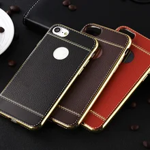 100 шт роскошный зернистый силиконовый чехол из ТПУ с зернистой текстурой для Apple iphone 5SE 6s plus 7, прозрачная рамка для iphone 7