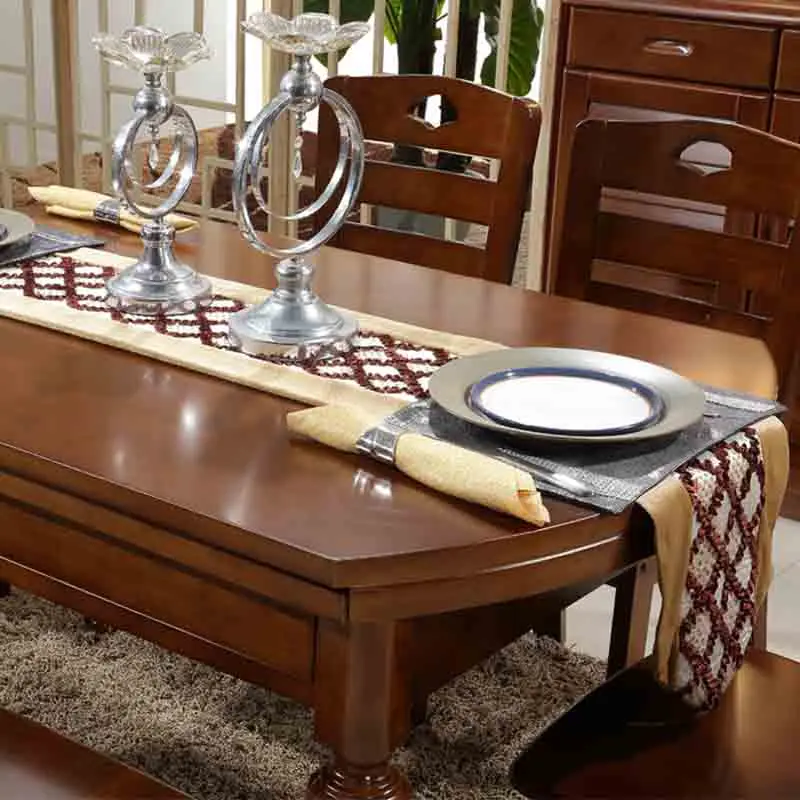 Furniture restaurant combination adjustable fold modern Simple dining table