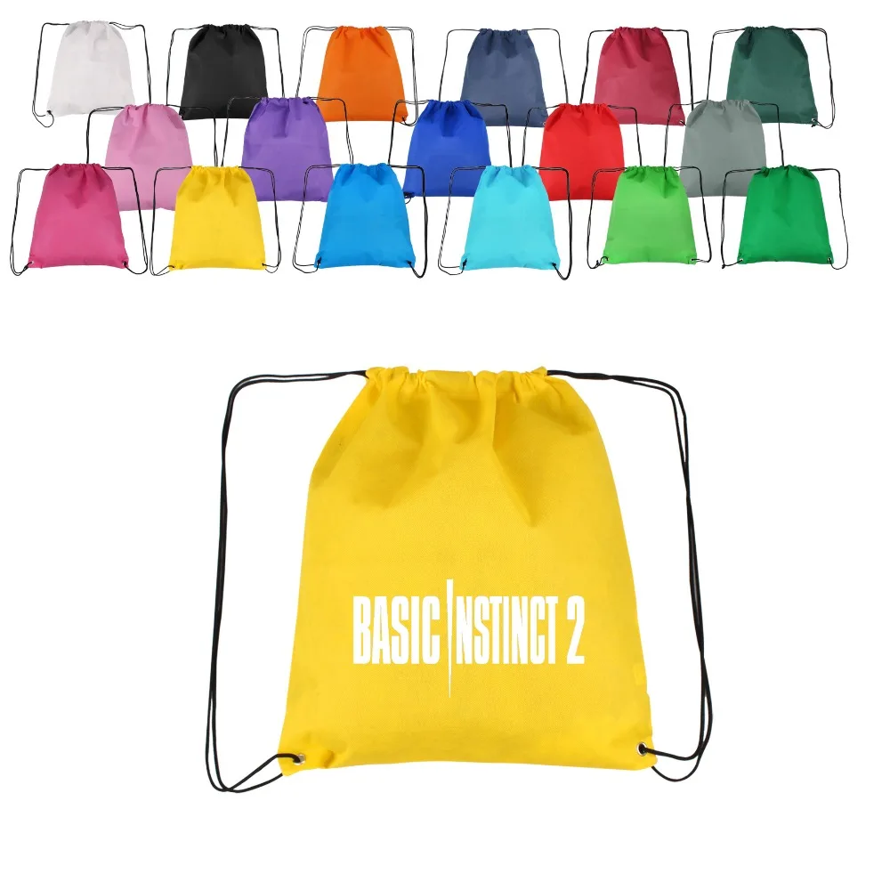 

Original factory cheap polyester drawstring bag custom promotional drawstring bag