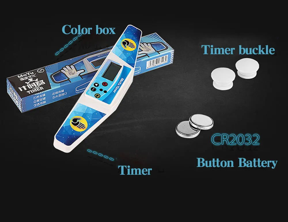 Moyu, скоростной куб, таймер, высокоскоростной Магический кубик, таймер, профессиональные часы, машина для магических кубиков, спортивный штабелирование для соревнований