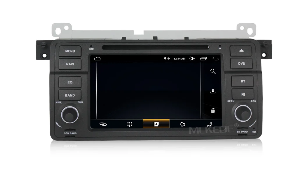 Best MEKEDE free shipping Quad Core  Android 8.1 car DVD multimedia player For 1din BMW E46 M3 with wifi GPS navigation BT radio 23