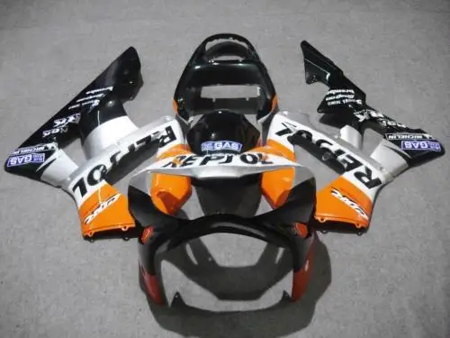 

Injection mold Fairing kit for HONDA CBR900RR 929 00 01 CBR 900RR 2001 2000 CBR900 ABS Orange silver Fairings set+7gifts HM19