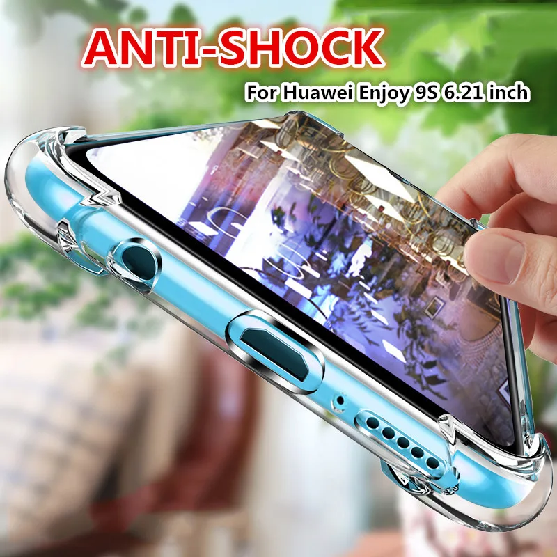 P smart plus 2019 небьющаяся мягкая прозрачная Обложка из полиуретана чехол для huawei Enjoy 9