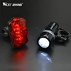 WEST BIKING – lampe torche avant et arrière, 5 LED, éclairage pour bicyclette ► Photo 2/6