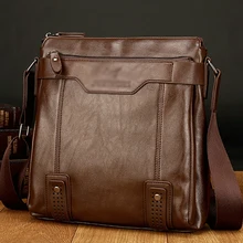 2016 new winter men’s casual male leather Crossbody Bag Shoulder soft tide men’s business document package free shipping
