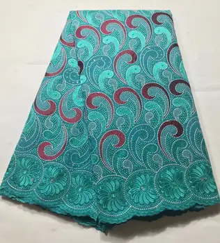 

Swiss voile lace in Switzerland high quality 5yards cotton fabric newest Dubai lace pink African French fabric 2019