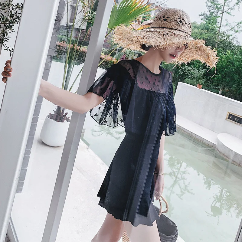 

Swiming Suit Women One Piece Swimwear 2019 One-Piece For Swimsuit Full Swimsuits Onepiece New Skirt Cover Sexy Animal Linen