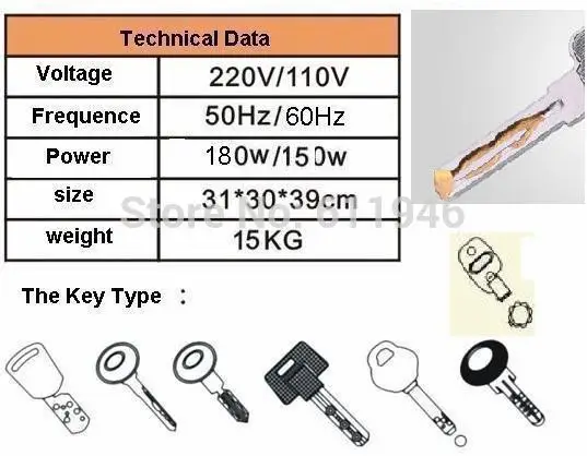 998C машина для резки ключей машина для копирования ключей 220 V/110 V