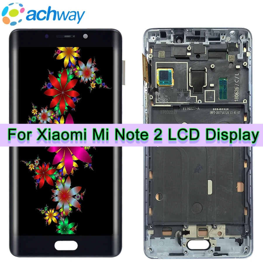 ЖК дисплей с сенсорным экраном 5 7 дюйма FHD для Xiaomi Mi Note 2 дигитайзер в сборе Note2