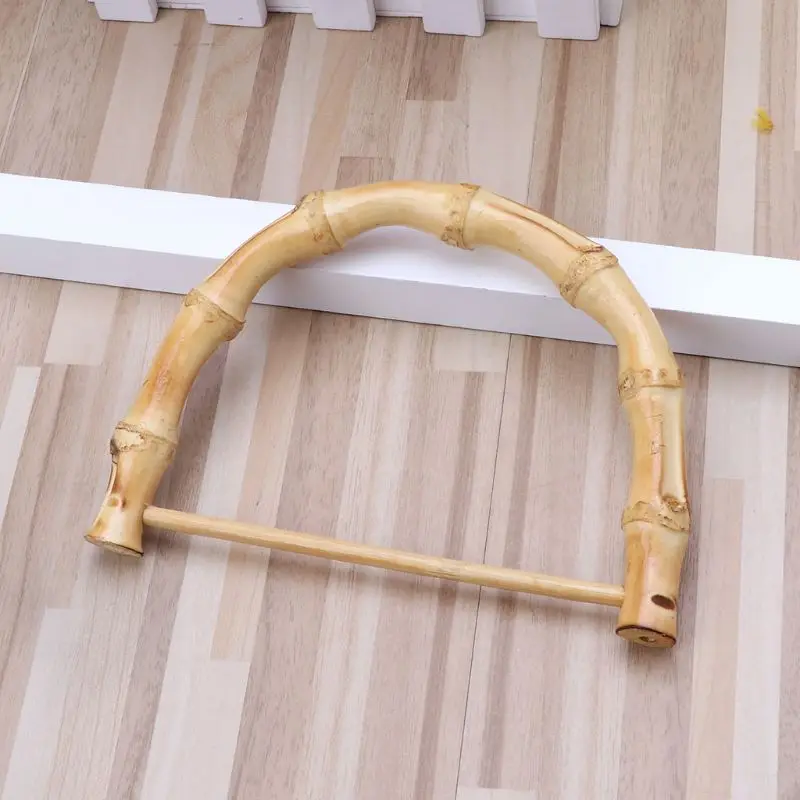 

1PC Bamboo Bag Handle Replacement for DIY Bags Purse Making Handbag Shopping Tote Bag Accessories
