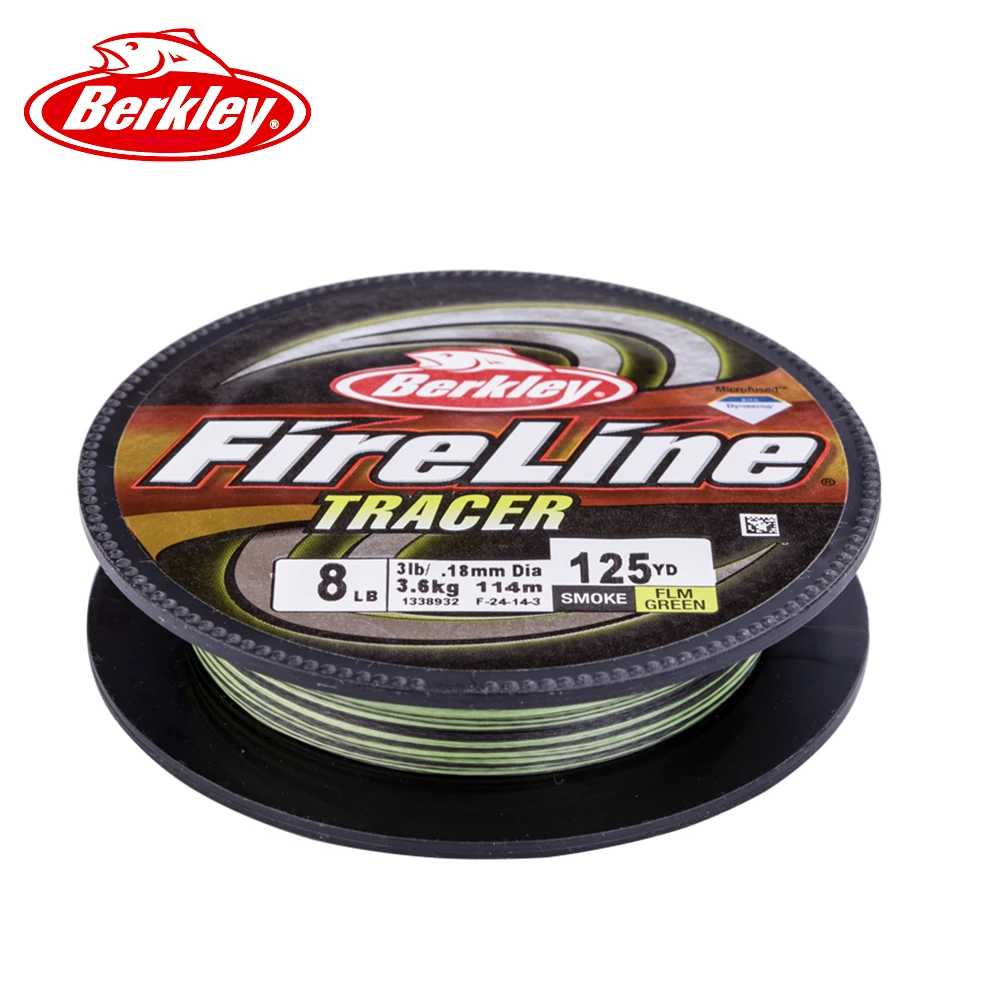 Berkley Fireline Tracer высокая прочность истирание сопротивление многослойная леска 6 8 10 14