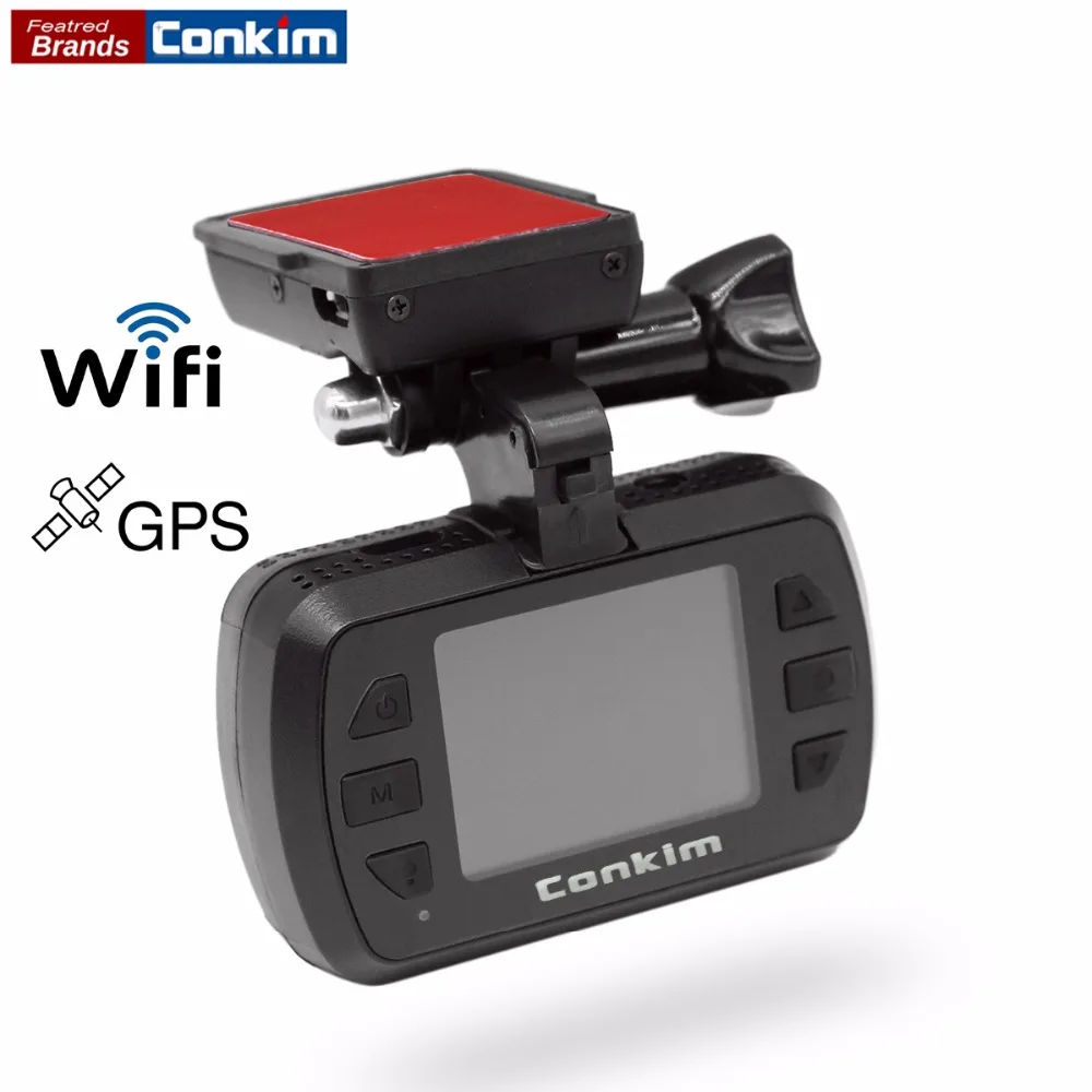 Conkim Видеорегистраторы для автомобилей Wi-Fi GPS регистраторы 1080 P Full HD видео