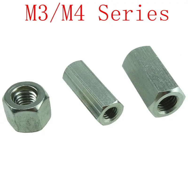 M3/M4*L Brass Standoff Spacer Female Nickel plated Spacing Screws Brass