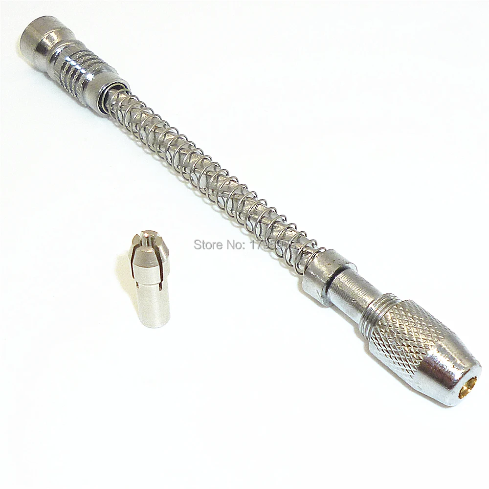 Micro Pin Vise Semi Automatic Mini Stainless Steel Hand Drill Hobby