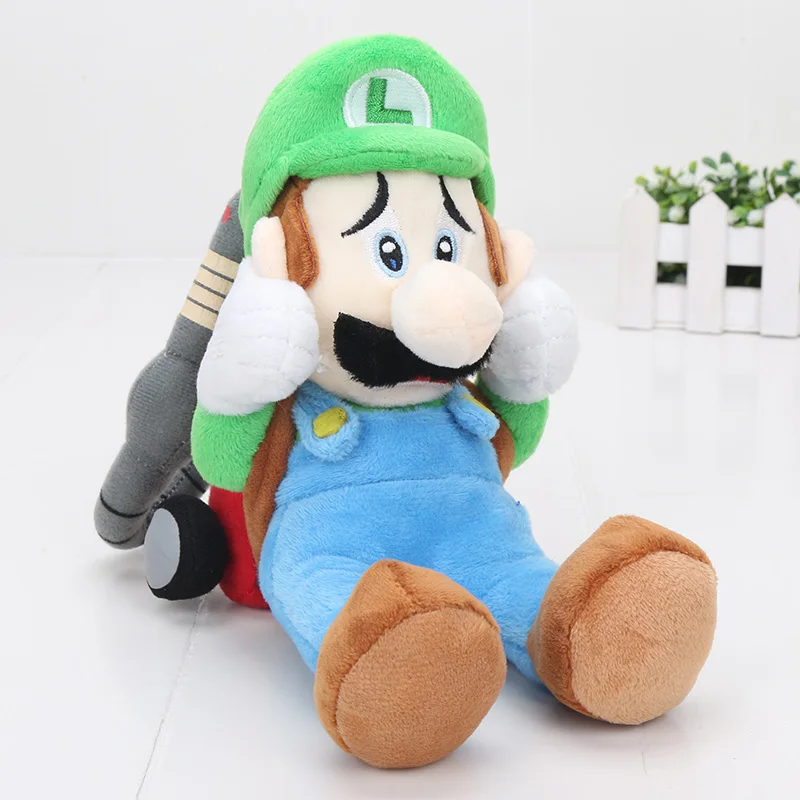22 см Super Mario Bros Плюшевые Luigi особняк 2 Плюшевые игрушки куклы для детей подарок на день рождения