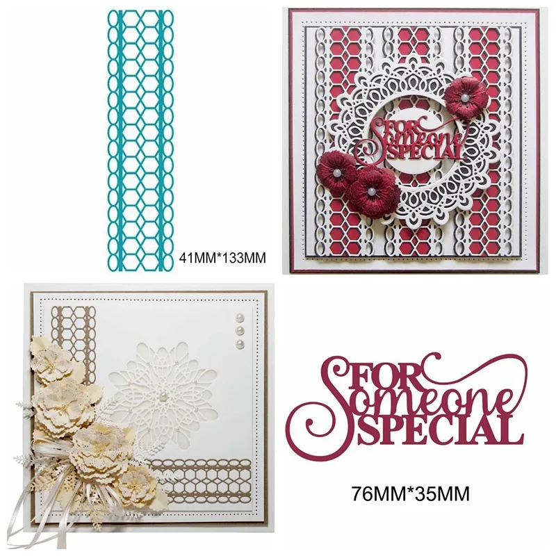 

Decorative Hollow Frame Strip Metal Cutting Dies Stencils DIY Scrapbooking DIY Paper Cards Craft Handcraft For Someone Special