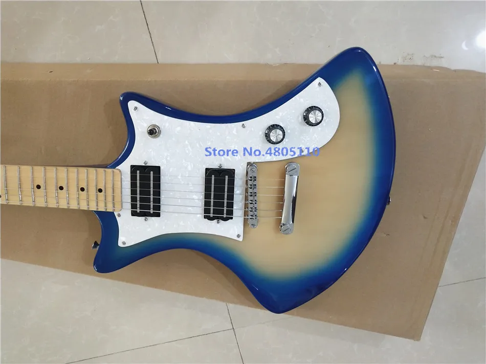 

High quality custom 6 string electric guitar, double track pickup, gradient, can be customized and modified