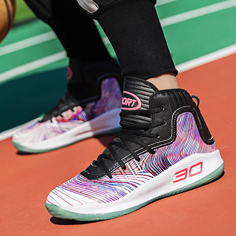 Zapatos de baloncesto de los hombres transpirables Zapatos de deporte de los hombres suela de aire baloncesto zapatillas de deporte Zapatos zapatillas de baloncesto Atlético zapatos al aire libre Zapatos de baloncesto de los hombres transpirables Zapatos de deporte de los hombres suela de aire baloncesto zapatillas de deporte Zapatos zapatillas de baloncesto Atlético zapatos al aire libre