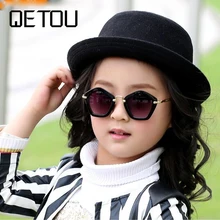QETOU/ брендовые модные детские солнцезащитные очки Polygon, детские солнцезащитные очки для мальчиков и девочек, солнцезащитные очки, солнцезащитные очки, стаканы детские очки