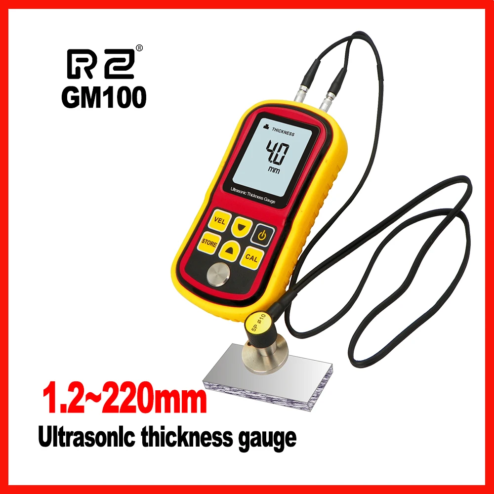 Professional Thickness Gauge Ultrasonic Auto Calibration to Assure the