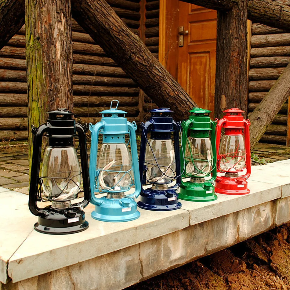 1Pcs Iron Candlestick Candle Holder Kerosene alcohol lamps Portable