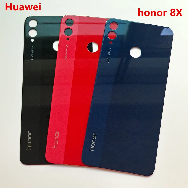 Us 3 47 13 Off Original Huwei Honor 8x 8 X Back Battery Cover Bag Rear Glass Panel Door Housing Case Adhesive Sticker Repair Replacement Part In