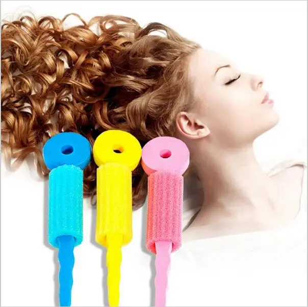 12pcs rizadores pelo sponge DIY Hair Styling Roller hair Curler bar
