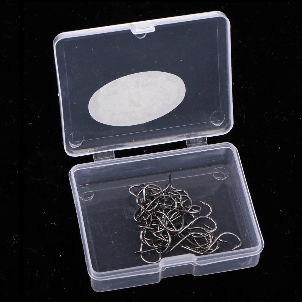 Perfeclan 5 Boxes Fishing Hooks with Barbed Crab Hook Sports Accessories Stainless Steel Fishing Barbed Hook Fishing Hook Kit