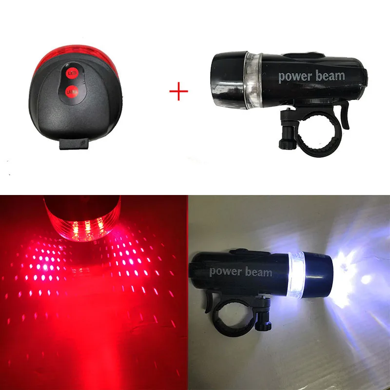 Sale Cycling Bicycle Light 5LED Bike Front Lights + Bicycle Tail Light Set Safe Cycling Rear Lights Lamp Bike Accessories Taillight 4 Sale Cycling Bicycle Light 5LED Bike Front Lights + Bicycle Tail Light Set Safe Cycling Rear Lights Lamp Bike Accessories Taillight 4