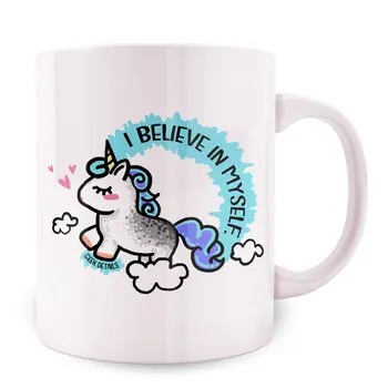 

Geek Details I Believe In Myself Unicorn Coffee Mug