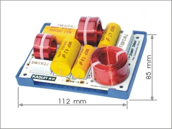 

1pcs 2 way HIFI audio frequency divider crossover AS-23C-2 tweeter/woofer for 150W 8 ohm amplifier divider speaker