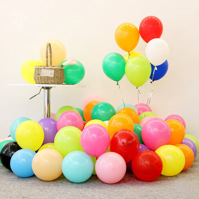 

10pcs 12inch 2.2g Mix Color Latex Balloon Air Balls Inflatable Wedding Balloon Children Birthday Party Decoration Macaron Ballon