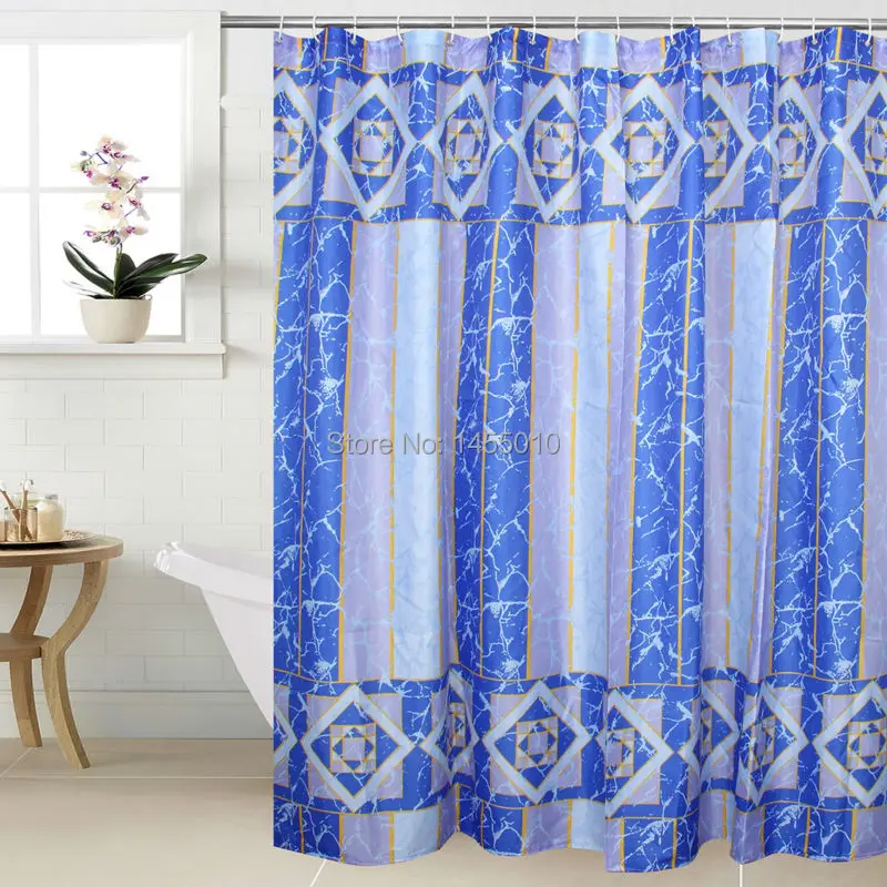 

Happy Tree WIDEN Polyester Crack Waterproof Thicken Shower Curtains Terylene Bathroom Curtain Long Fabric Bath Curtain 240cm