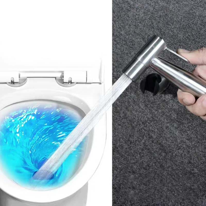 Online Edelstahl Wc Bidet Wasserhahn Jet Set Hand Dusche Badezimmer Sprayer Hygienische Dusche Spray Gun Home Bad Bidet Wasserhahn