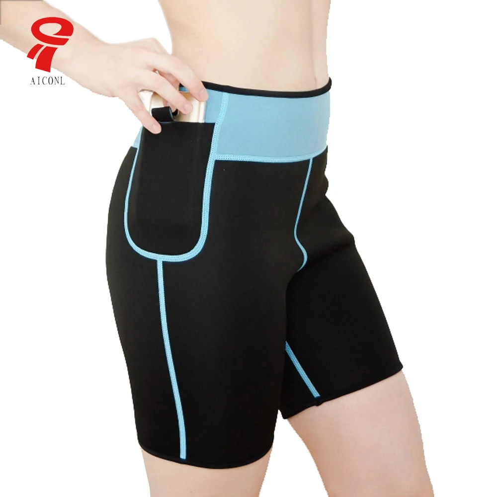 

Women Sweat Body Shaper Waist Trainer Slimming High Waist Shapewear pant Workout Thigh Fat Burner Sauna Pants Leg Weight Loss