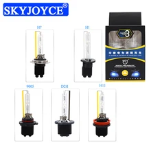 35 Вт оригинальная ксеноновая лампа HeartRay HID для AC 35 Вт HID Kit 4500K H11 5500K 6500K H1 9005 D2H 9012 H7 HeartRay HID лампа для фар