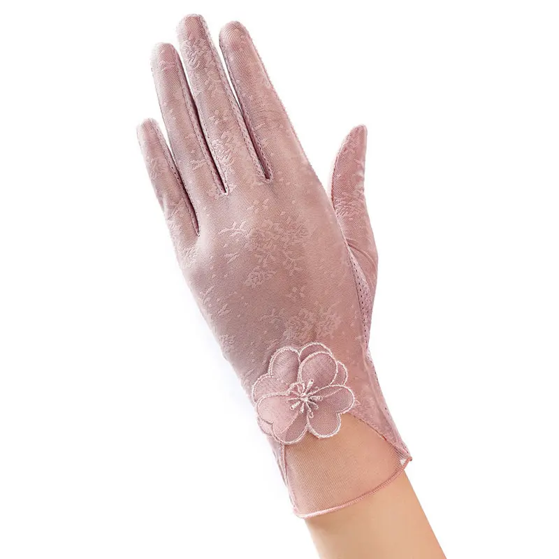  Women's Summer UV-Proof Driving Gloves Gloves Lace Gloves rekawiczki luvas guantes eldiven handschoenen 40FE2004