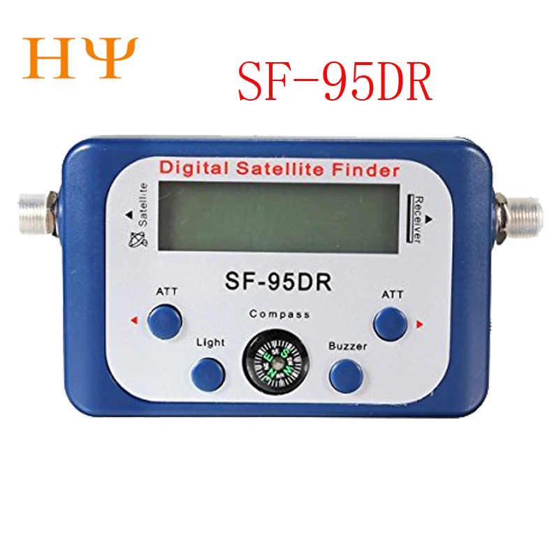 Спутниковый искатель SF-95DR метр Satlink приемник ТВ сигнала спутниковый декодер Satfinder компас lcd FTA