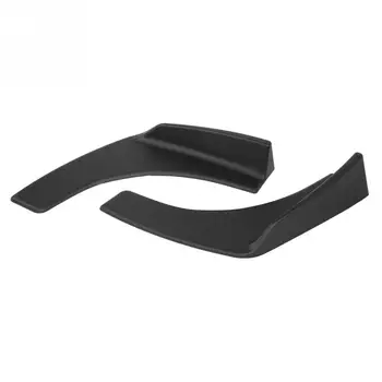 

1 Pair of Universal Car Front Bumper Canard Lip Splitter Fins Body Spoiler ABS Exterior Car Accessories Diffuser New