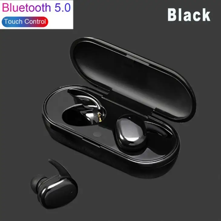 YOU FIRST X26T Bluetooth наушники 5,0 TWS стерео беспроводные наушники сенсорное управление Bluetooth 5,0 Беспроводные наушники с микрофоном - Цвет: Black TWS Earphone