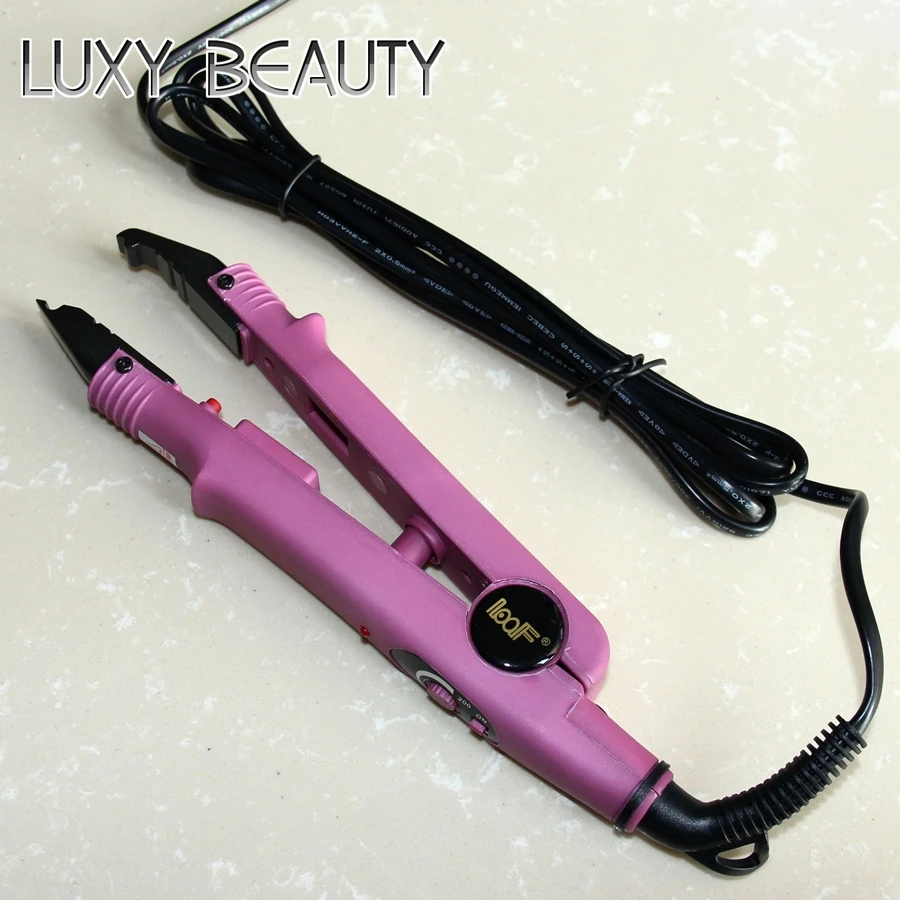 L-611 Nail Flat Hair Extension Tools Hair Connector Fusion Loof Control Temperature Hairdressing Iron Styler Equipment