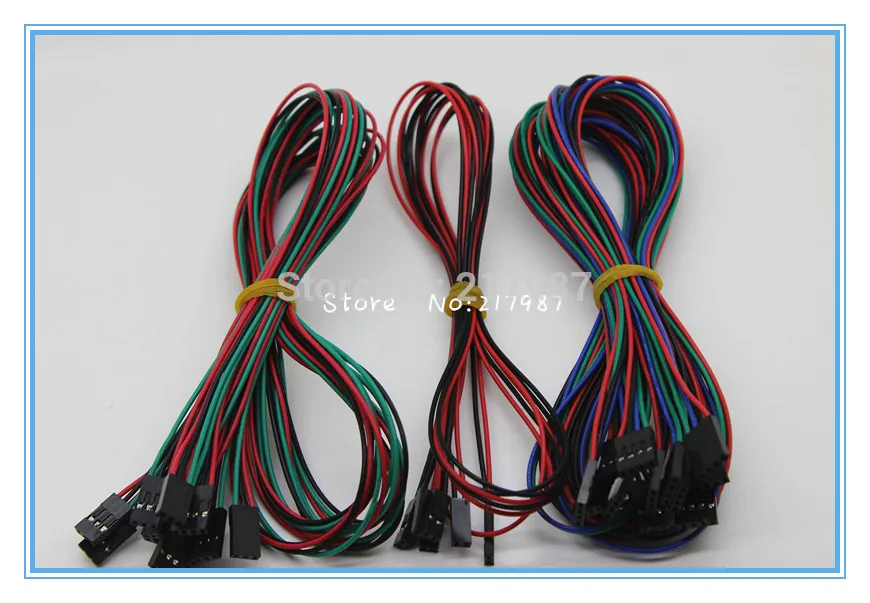 1lot 14pcs complete wiring cables reprap RAMPS 1.4 Endstops Thermistors