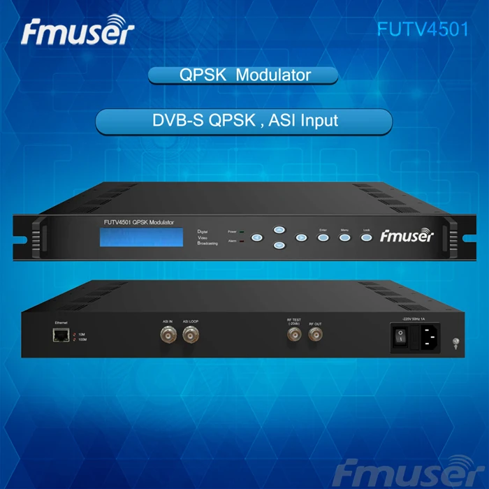 

FUTV4501 QPSK modulator(ASI in,RF out)  Interactive Services, News Gathering and other Broadband satellite applications