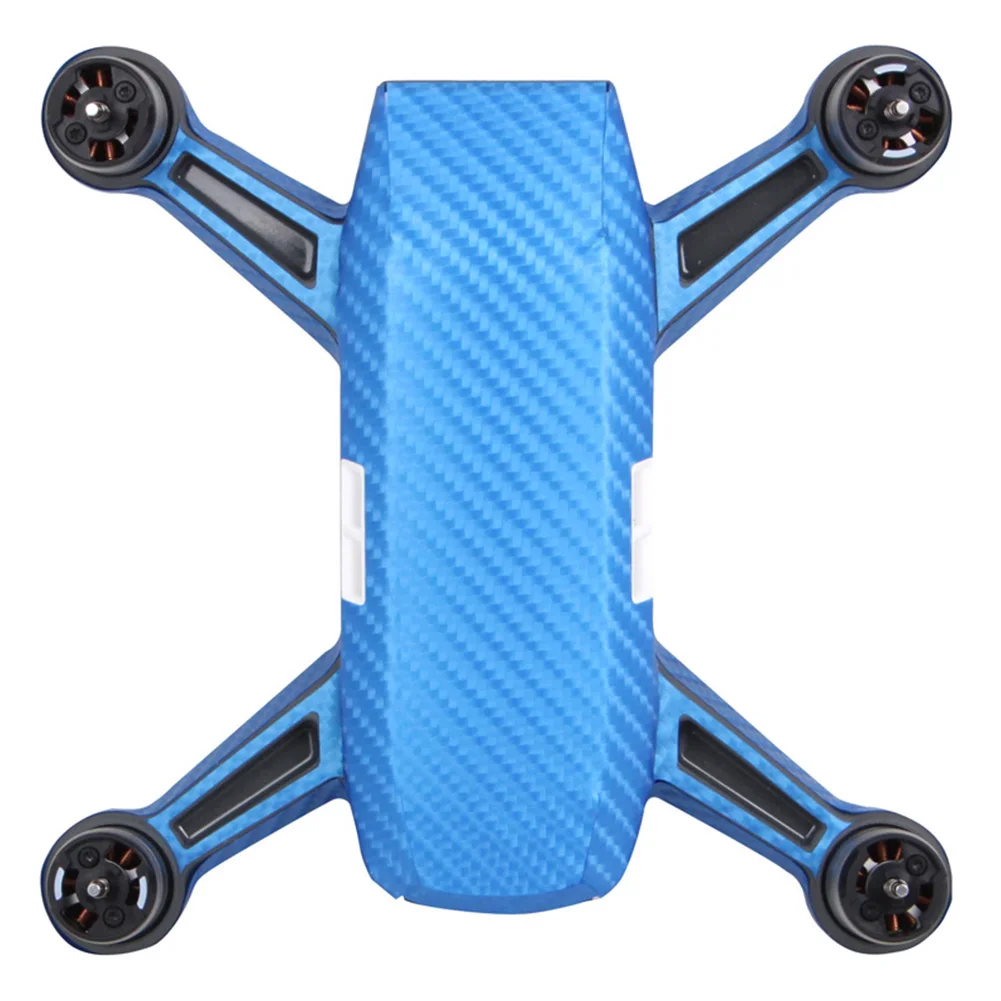 For DJI SPARK Carbon Fiber Stickers Body Remote Control Outdoor Waterproof Protection Accessories With a gas guide groo | Электроника