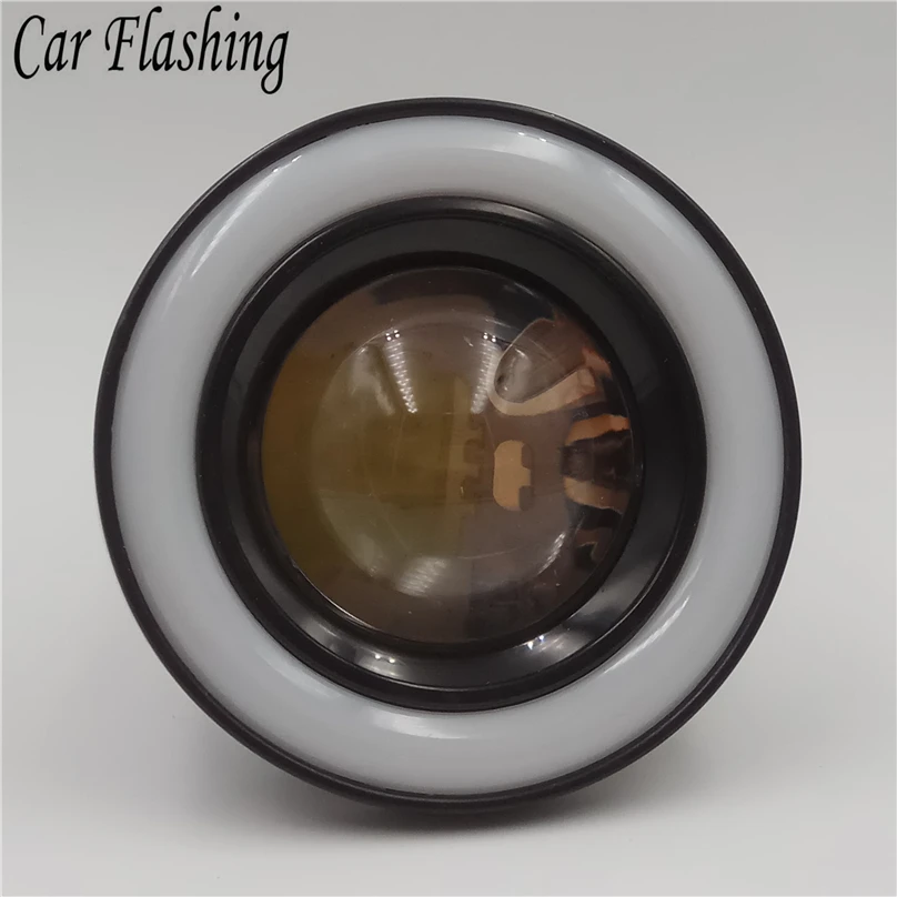 

Car Flashing 1set 3.5 3.0 2.5 inch R500 Universal for car styling Angel Eyes Fog lamp Daytime Running light Led COB Driving